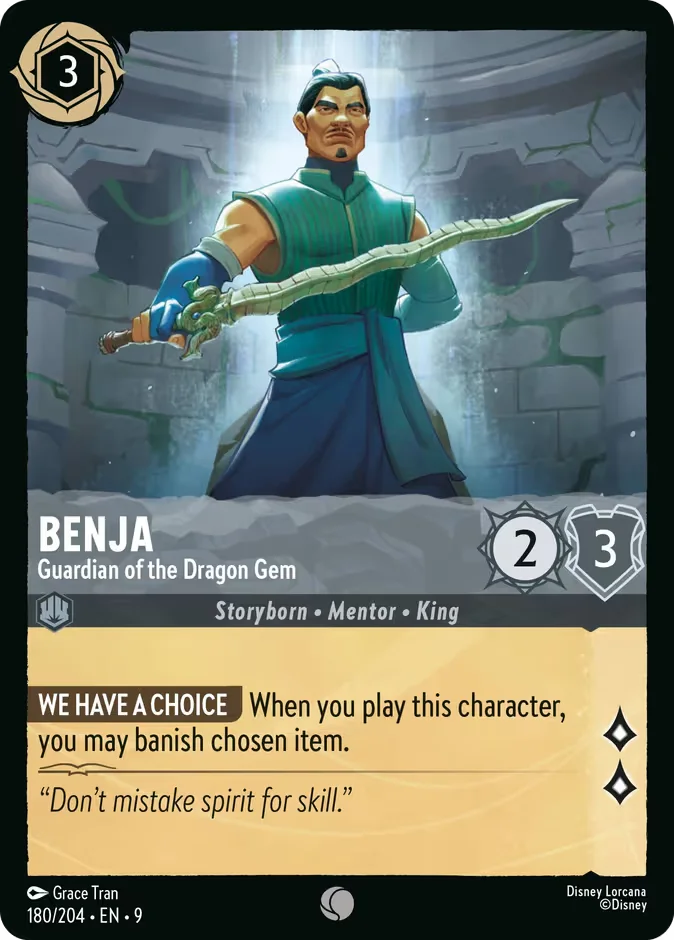 Benja - Guardian of the Dragon Gem 「9-180」「EN」