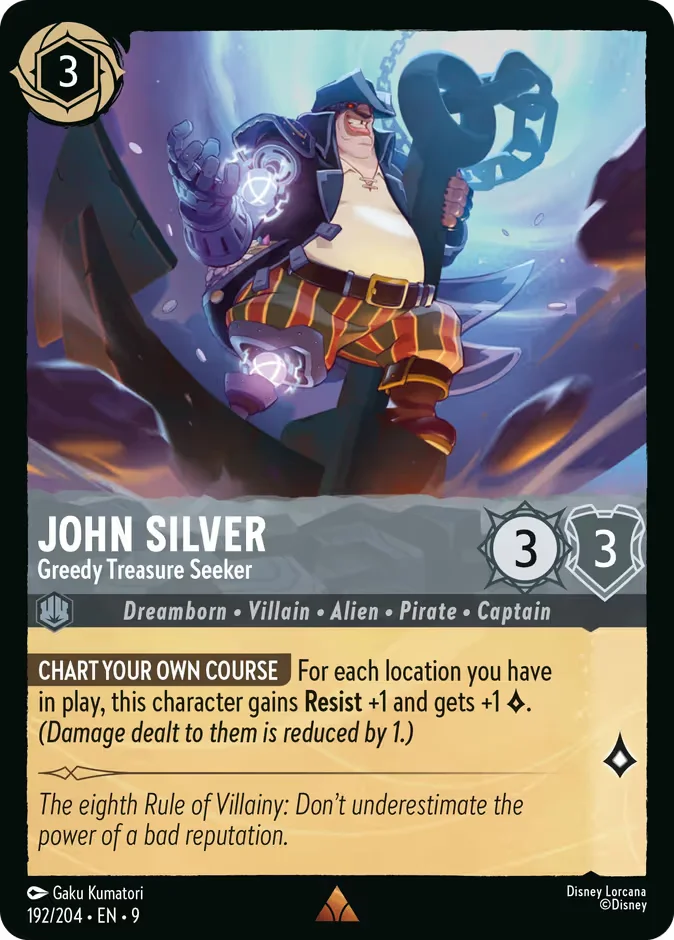 John Silver - Greedy Treasure Seeker 「9-192」「EN」