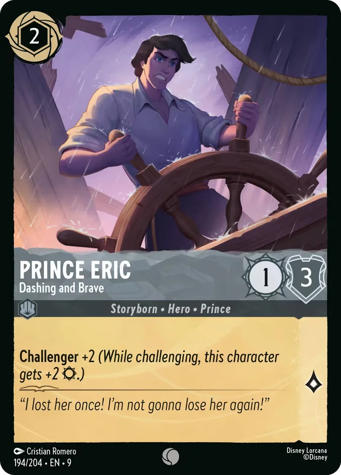 Prince Eric - Dashing and Brave 「9-194」「EN」