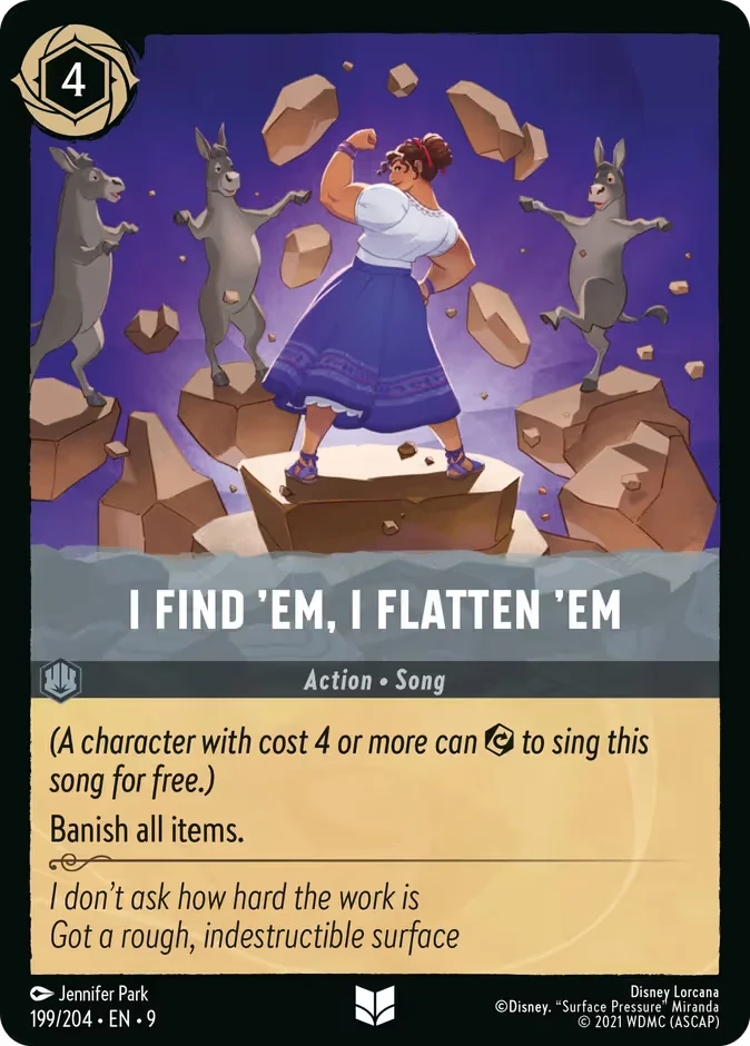 I Find 'Em, I Flatten 'Em 「9-199」「EN」