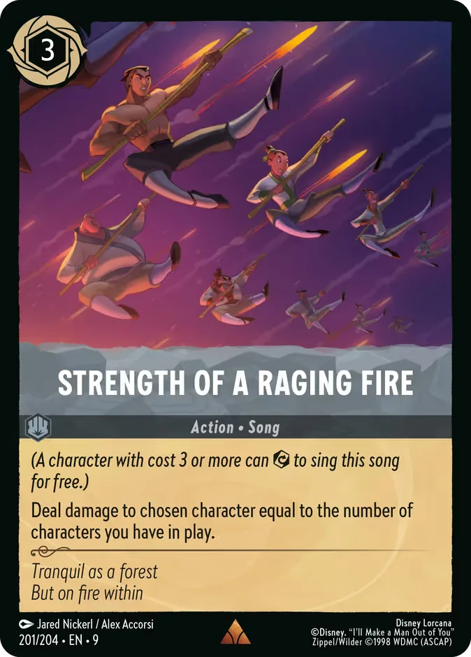 Strength of a Raging Fire 「9-201」「EN」