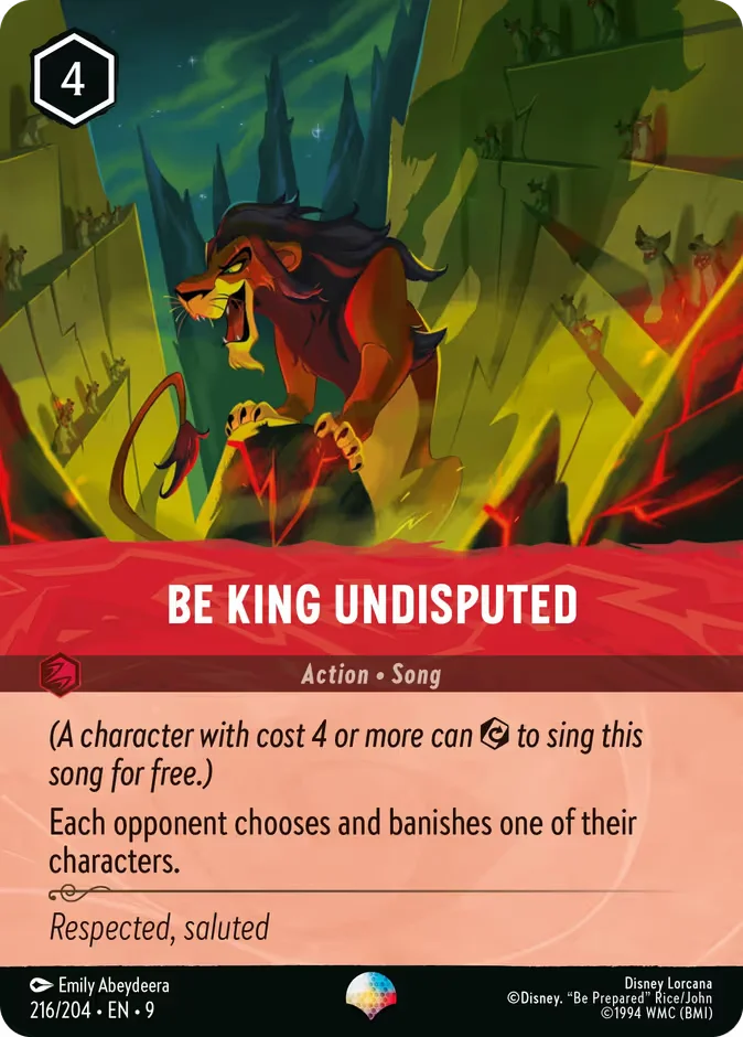 Be King Undisputed 「9-216」「EN」