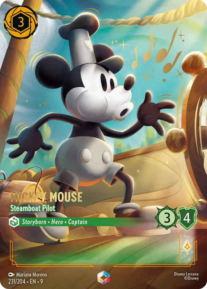 Mickey Mouse - Steamboat Pilot 「9-231」「EN」