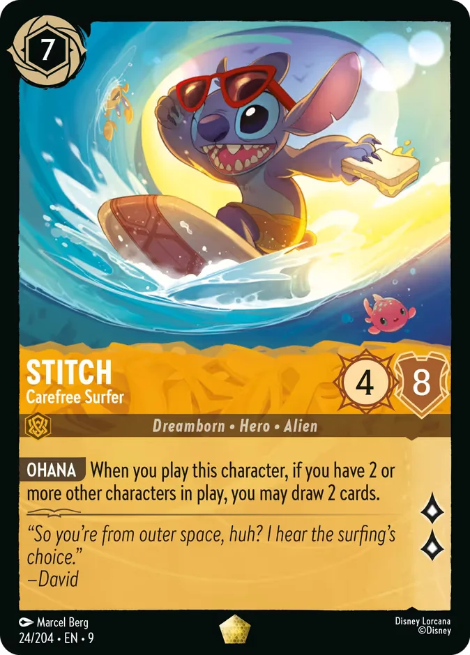 Stitch - Carefree Surfer 「9-24」「EN」