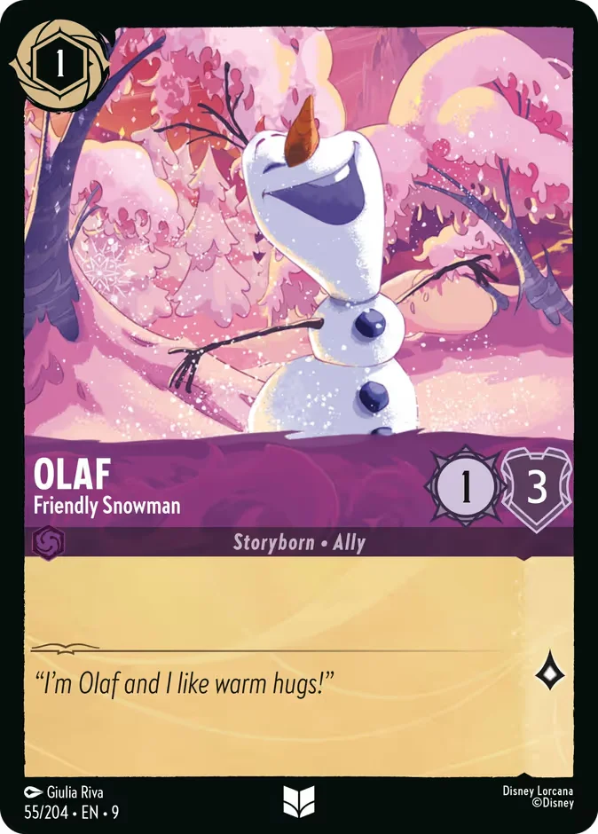 Olaf - Friendly Snowman 「9-55」「EN」