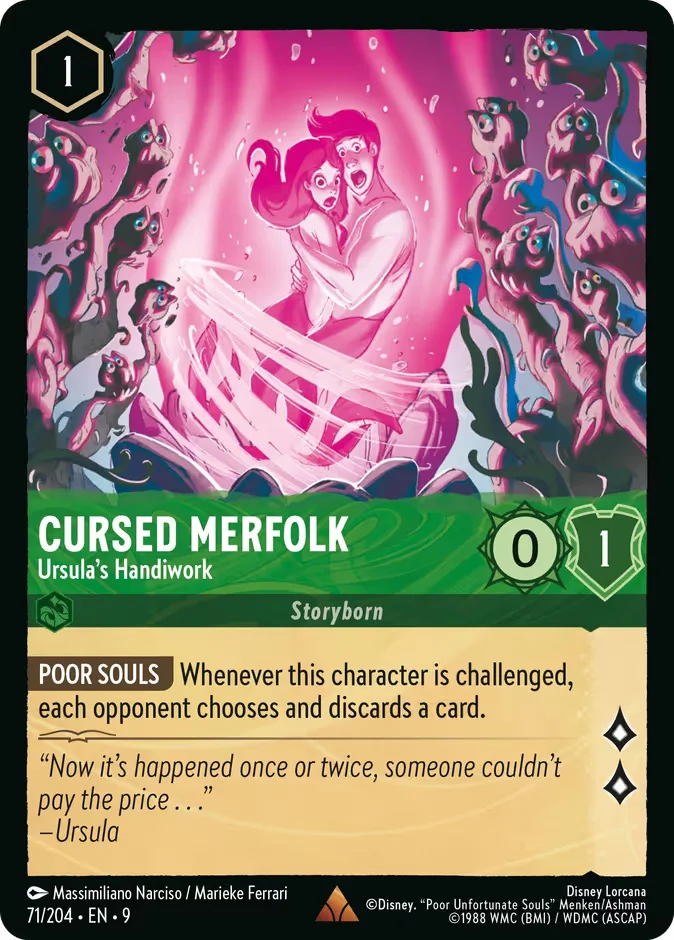 Cursed Merfolk - Ursula's Handiwork 「9-71」「EN」