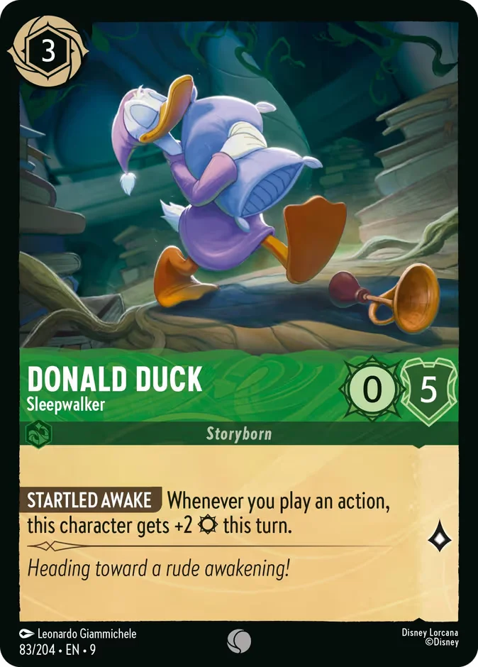 Donald Duck - Sleepwalker 「9-83」「EN」