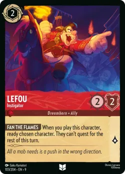 LeFou - Instigator #103 · Disney Lorcana
