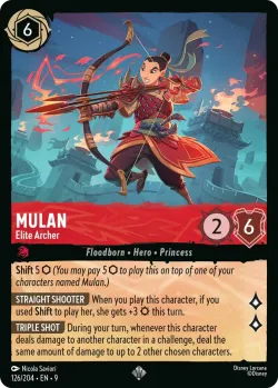 Mulan - Elite Archer #126 · Disney Lorcana