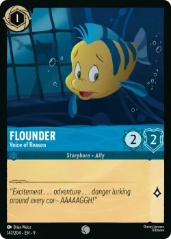 Flounder - Voice of Reason #147 · Disney Lorcana