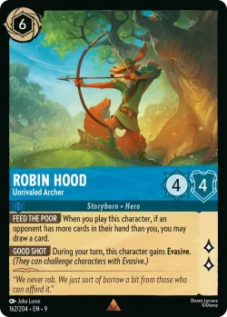 Robin Hood - Unrivaled Archer #162 · Disney Lorcana