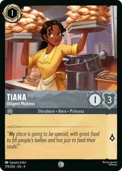 Tiana - Diligent Waitress #179 · Disney Lorcana