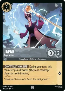 Jafar - Royal Vizier #181 · Disney Lorcana