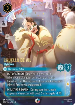 Cruella De Vil - Style Icon 「9-236」「EN」