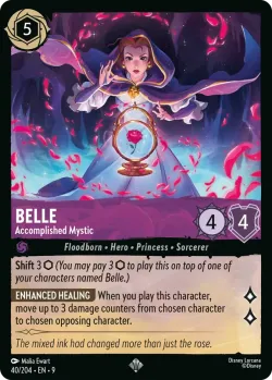 Belle - Accomplished Mystic #40 · Disney Lorcana