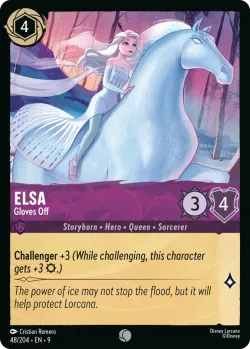 Elsa - Gloves Off #48 · Disney Lorcana