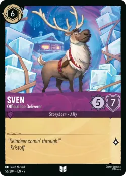 Sven - Official Ice Deliverer #56 · Disney Lorcana
