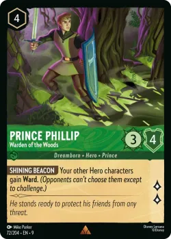 Prince Phillip - Warden of the Woods #72 · Disney Lorcana