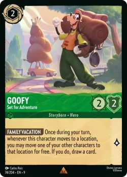 Goofy - Set for Adventure #74 · Disney Lorcana