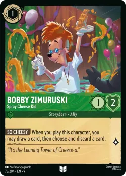 Bobby Zimuruski - Spray Cheese Kid #78 · Disney Lorcana