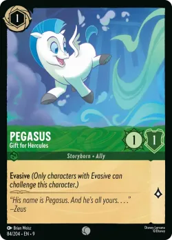 Pegasus - Gift for Hercules #84 · Disney Lorcana