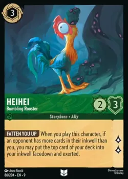 Heihei - Bumbling Rooster #86 · Disney Lorcana