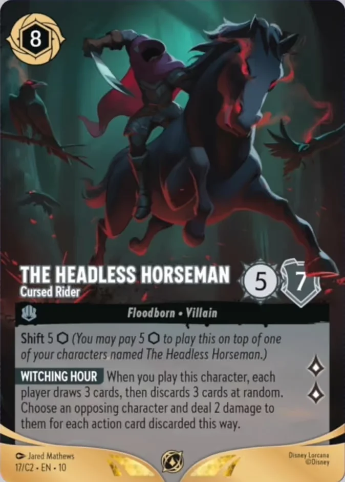 The Headless Horseman - Cursed Rider 「C2-17」「EN」