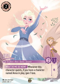Elsa - Trusted Sister #2 · Disney Lorcana