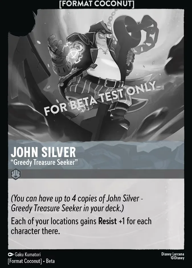 John Silver - "Greedy Treasure Seeker" 「Coconut-16」「EN」