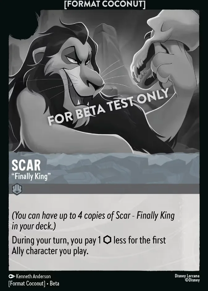 Scar - "Finally King" 「Coconut-17」「EN」