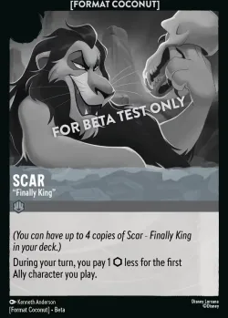 Scar - Finally King 「Coconut-17」「EN」