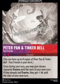 Peter Pan & Tinker Bell - "Fast Friends" #22 · Disney Lorcana