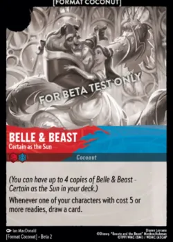 Belle & Beast - "Certain as the Sun" #23 · Disney Lorcana