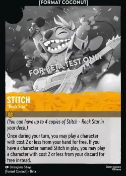 Stitch - Rock Star 「Coconut-3」「EN」