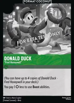 Donald Duck - Fred Honeywell 「Coconut-4」「EN」