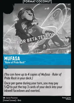 Mufasa - Ruler of Pride Rock 「Coconut-8」「EN」
