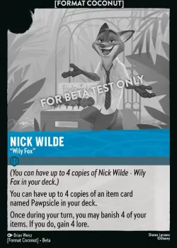 Nick Wilde - Wily Fox 「Coconut-9」「EN」