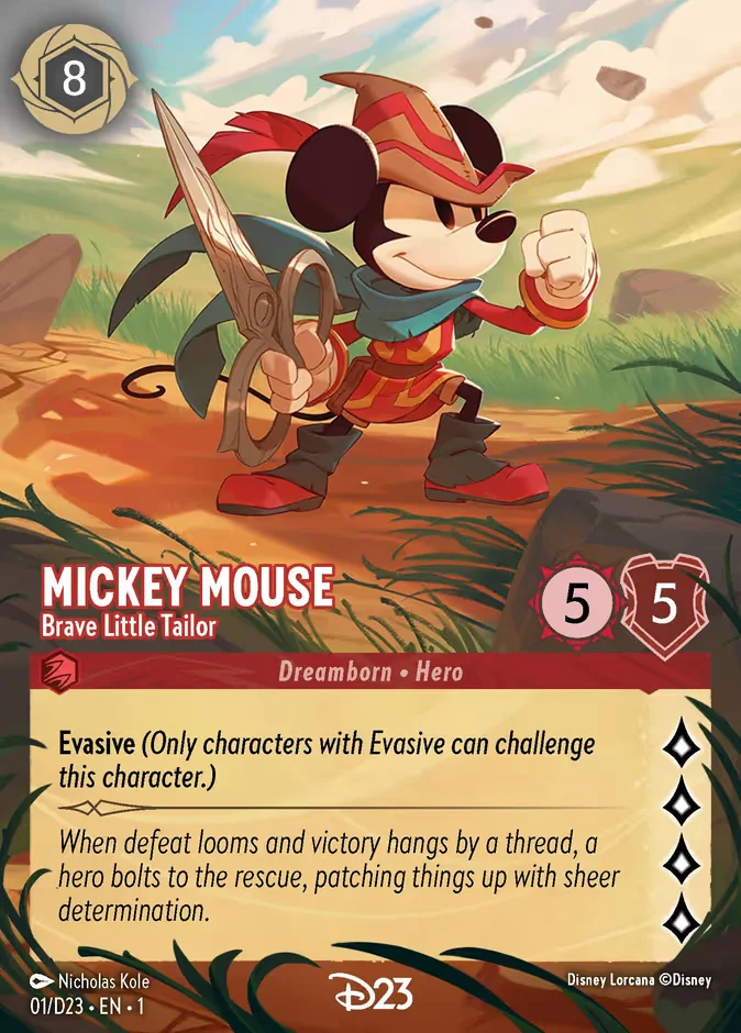 Mickey Mouse - Brave Little Tailor 「D23-1」「EN」