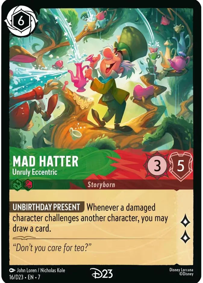 Mad Hatter - Unruly Eccentric 「D23-16」「EN」