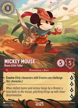 Mickey Mouse - Brave Little Tailor 「D23-1」「EN」