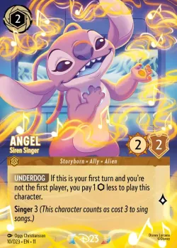 Angel - Siren Singer #10 · Disney Lorcana