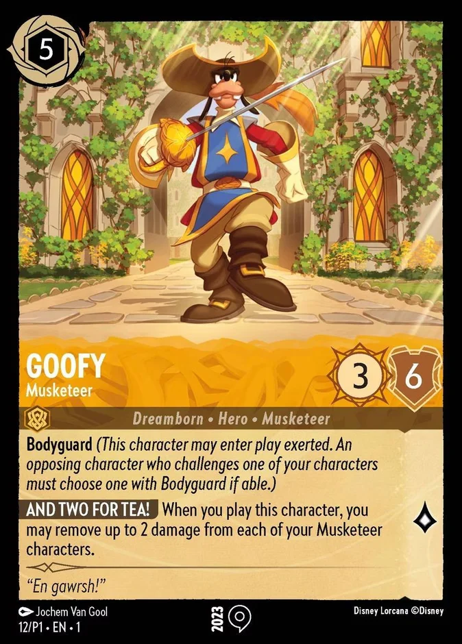 Goofy - Musketeer 「P1-12」「EN」