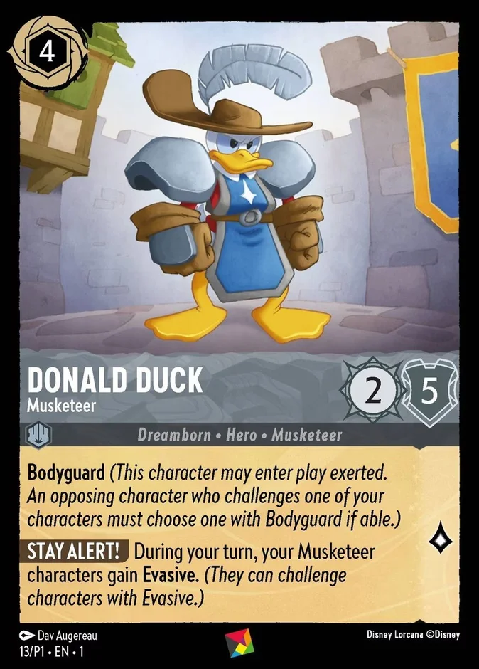 Donald Duck - Musketeer 「P1-13」「EN」