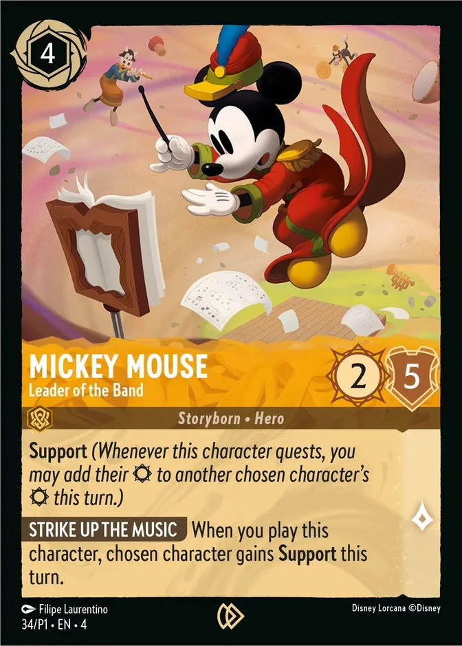 Mickey Mouse - Leader of the Band 「P1-34」「EN」
