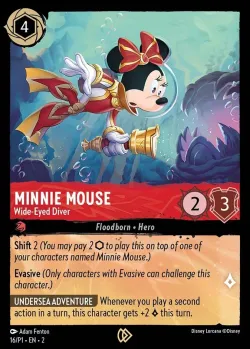 Minnie Mouse - Wide-Eyed Diver 「P1-16」「EN」