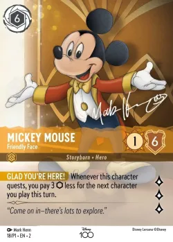 Mickey Mouse - Friendly Face 「P1-18」「EN」