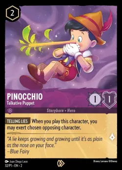 Pinocchio - Talkative Puppet 「P1-32」「EN」