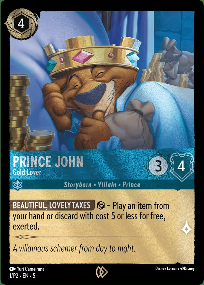Prince John - Gold Lover 「P2-1」「EN」