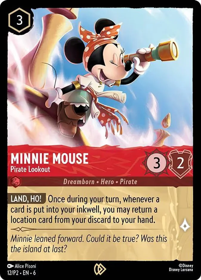 Minnie Mouse - Pirate Lookout 「P2-12」「EN」