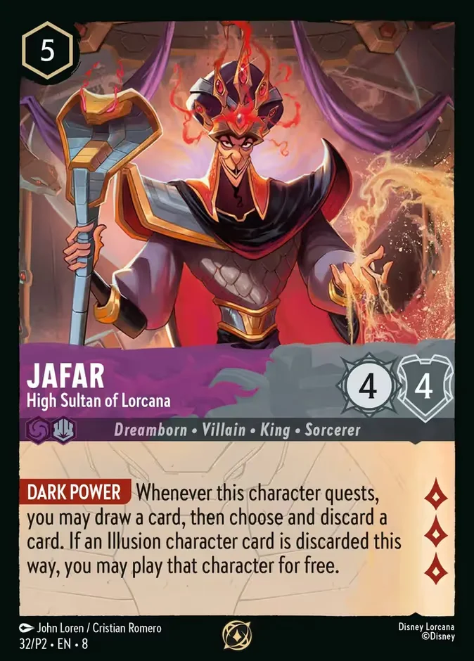 Jafar - High Sultan of Lorcana 「P2-32」「EN」